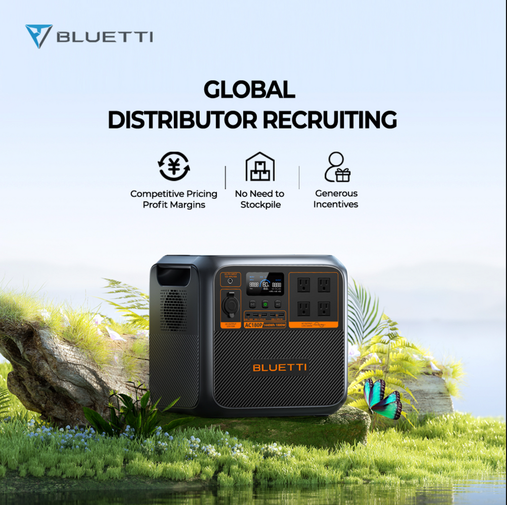 Orange Portable Solar Generator