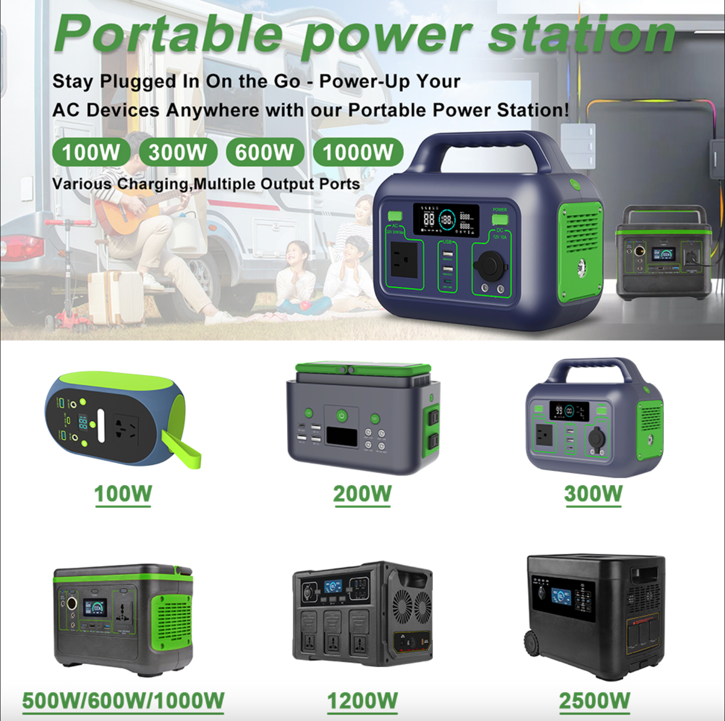 Compact Portable Solar Generator
