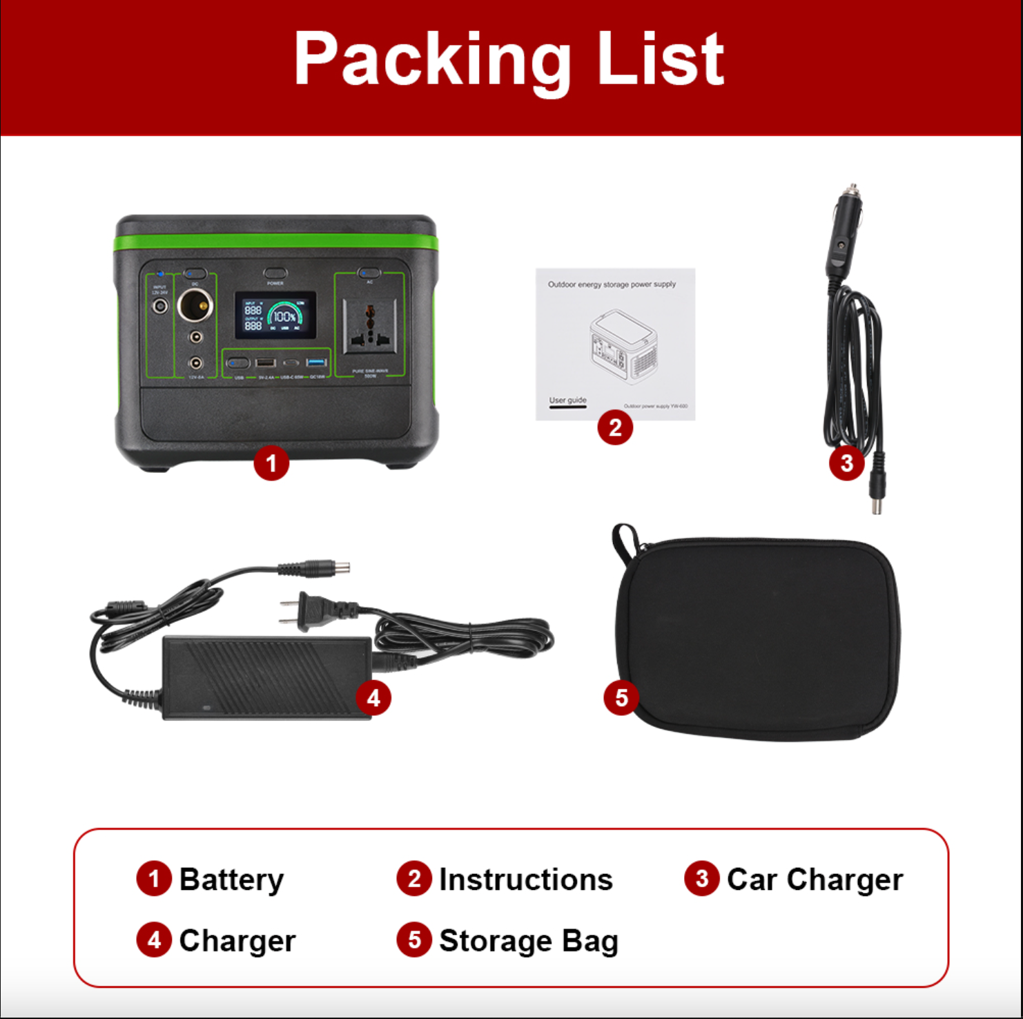 Compact Portable Solar Generator